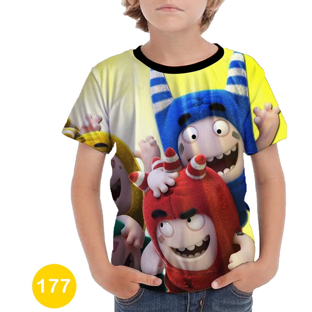 Baju Oddbods Baju Anak 3D Kartun Animasi #COWO-177