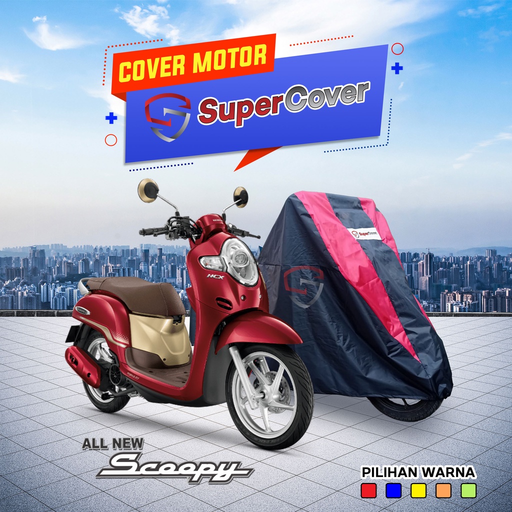 Selimut motor Scoopy Sarung motor Scoopy Cover motor Scoopy Penutup motor Scoopy INDOOR