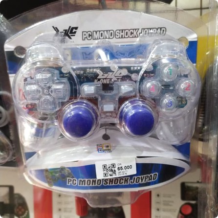 Joystick Stik Pc Gamepad Single Transparant k-One