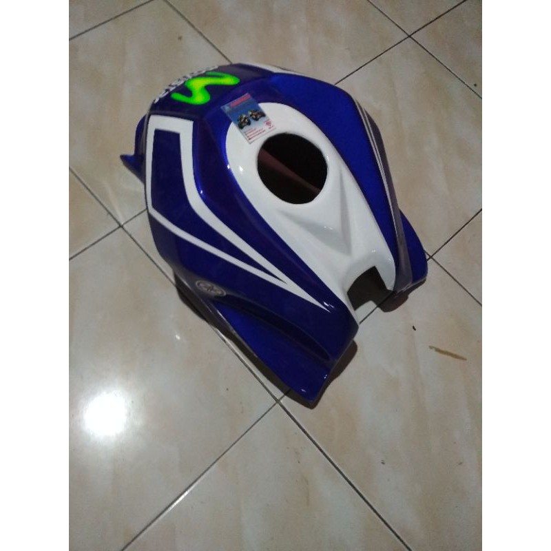 cover tengki Vixion Nvl atau Nva biru Movistar