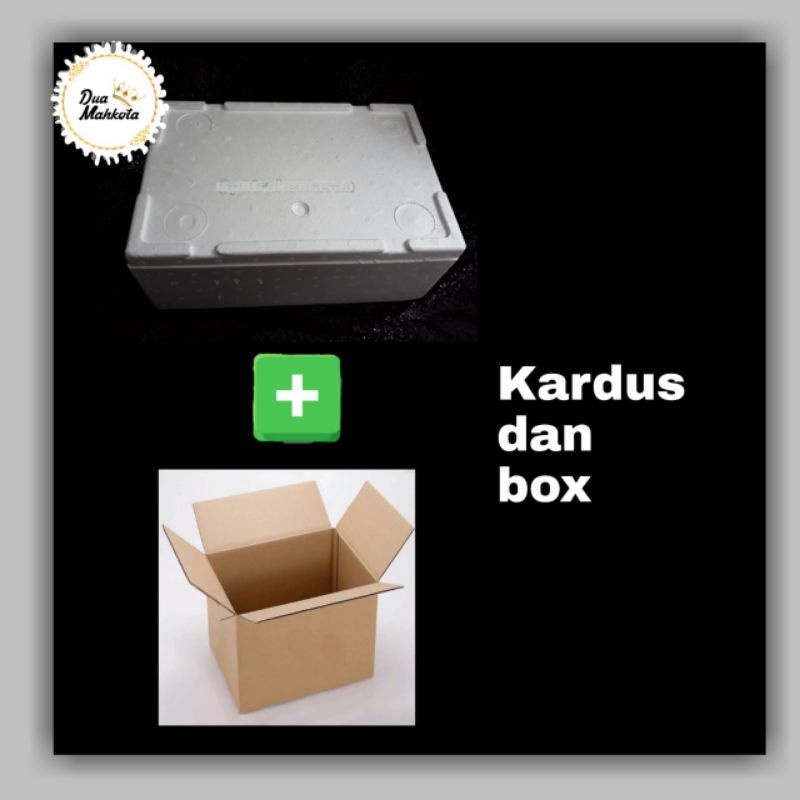 

Kardus box Styrofoam 40x26x17 cm (tuna)