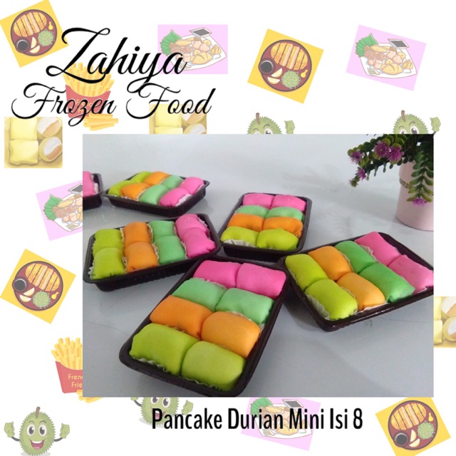 

Pancake Durian Mini Isi 8