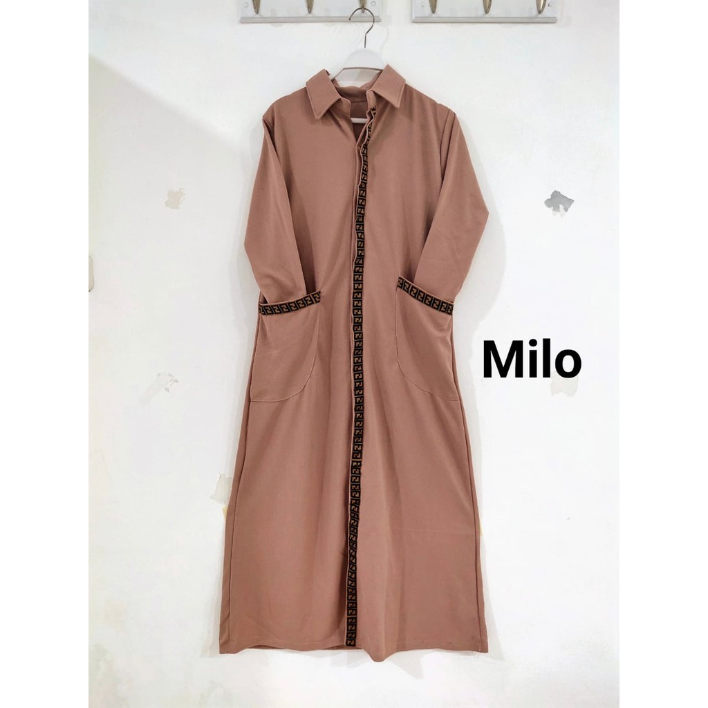 IGNAFASHION 66 Gamis Cardi kancing/Gamis Cardi