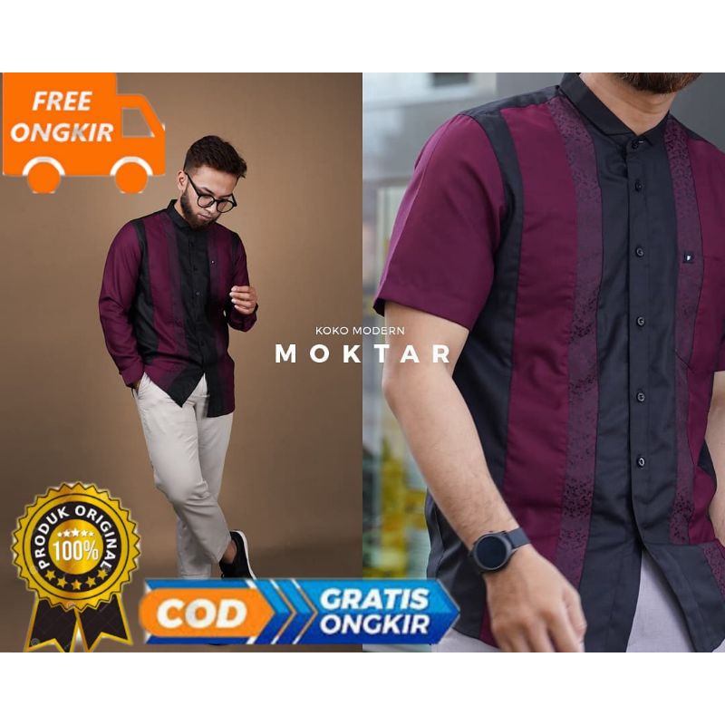 Baju Koko Pria Fadkhera type MOKTAR
