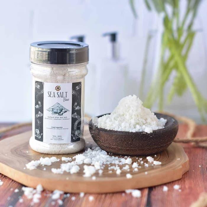 

House Of Organix Natural Sea Salt Fine 100 Gr BERKUALITAS