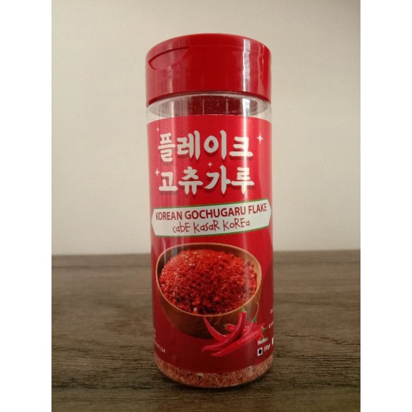 

Korean Gochugaru Flake Cabe Kasar Korea 50gr HARGA GROSIR