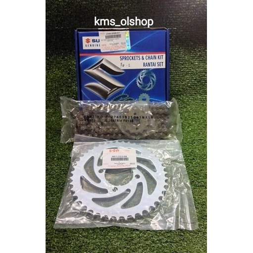 Gearset Girset Paket Gear Gir Rantai Set Suzuki Satria FU Lama Old Ke2 Original 27000-25G60-KIT