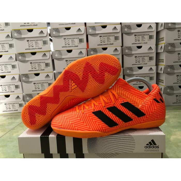 Futsal Adidas Nemeziz Messi Tango 18.2 IN - Orange Black