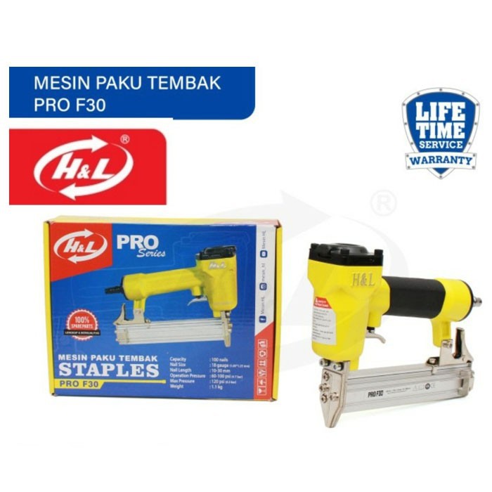 

Mesin Paku Tembak Staples Stapler Angin HL Pro F30