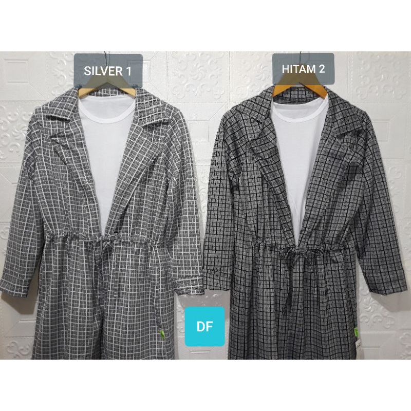 NEW CARDIGAN MOTIF KOTAK / CARDIGAN POLOS KRAH