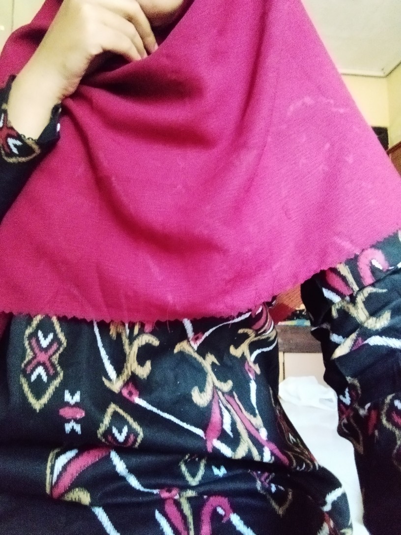 Tey-17 Batik Wanita Asj Sa Hrb026 Kenongo Kemeja Tosca Pendek