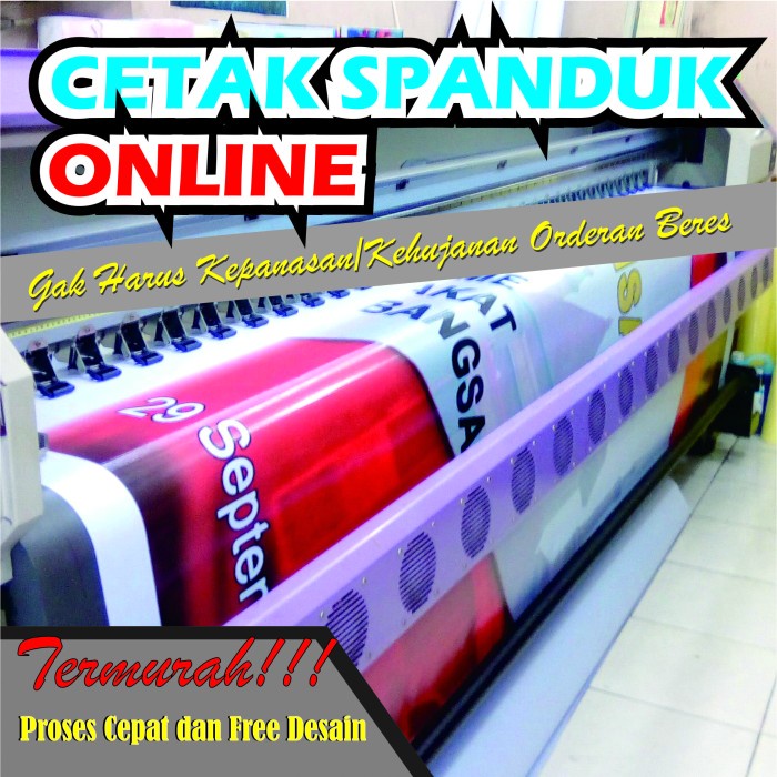 Jual CETAK SPANDUK / BANNER FLEXI 280 MURAH - HI RES Elegan | Shopee ...