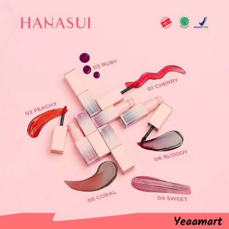 HANASUI Tintdorable Lip Stain | Liptint Original BPOM