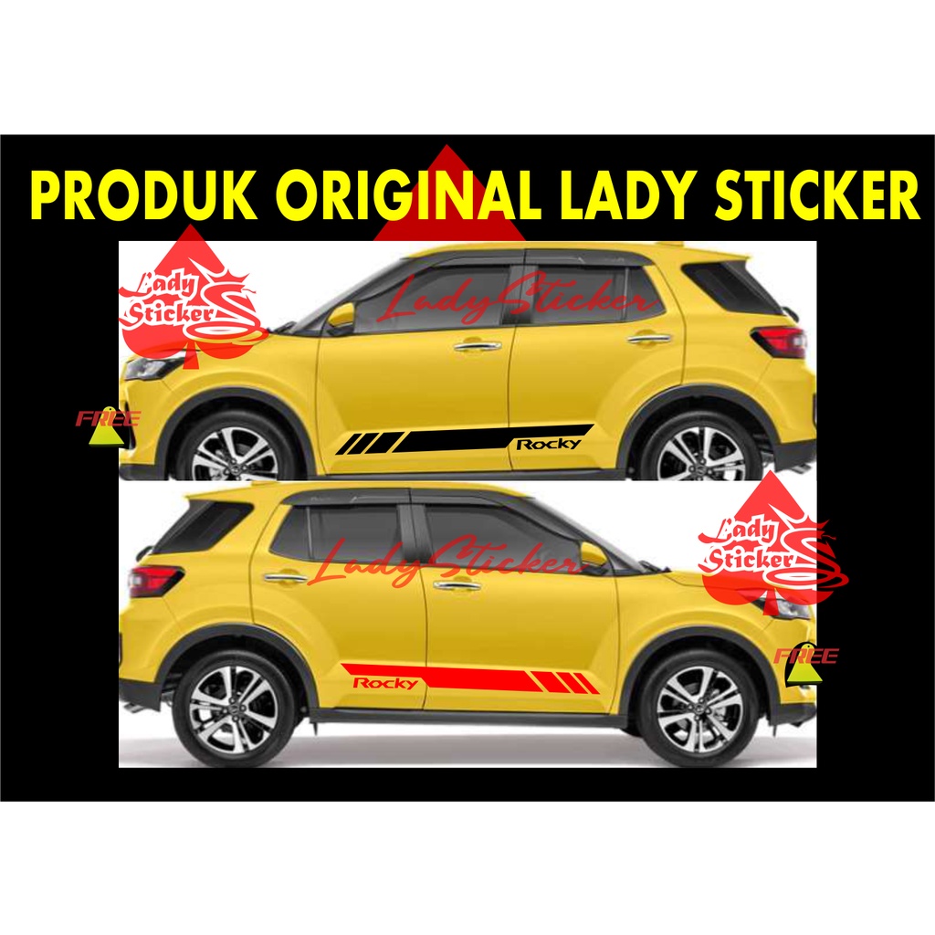 STICKER ROCKY CUTTING STICKER STIKER MOBIL DAIHATSU ROCKY TERBARU