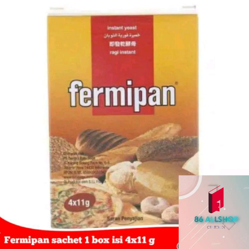 

Ragi Fermipan 1box isi 4×11gr