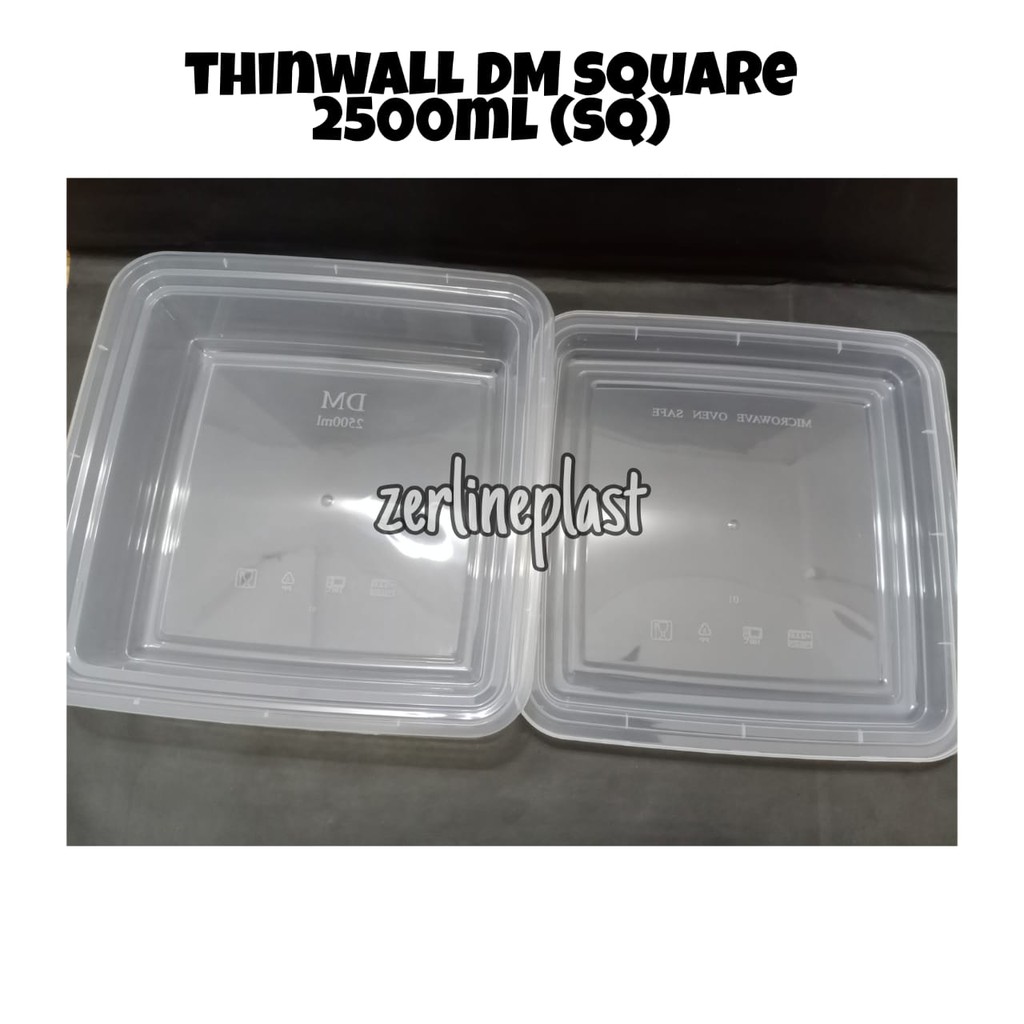 Thinwall DM / Kotak Makan (SQ / SQUARE)