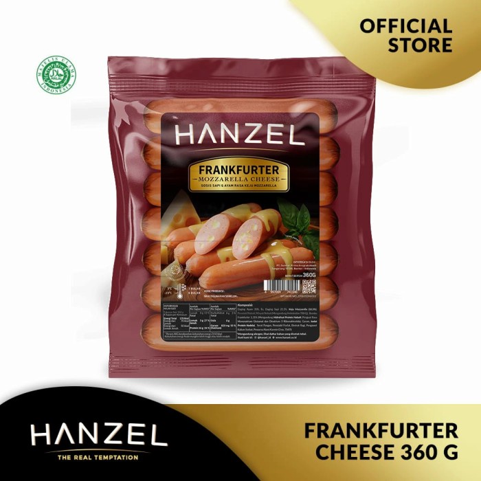 

Hanzel Frankfurter Cheese 360gram