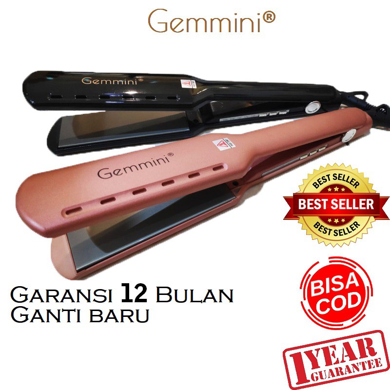 Catok Gemmini 1333 Catokan Pelurus rambut hair straightener 2in1 Plat Lurus Gemini