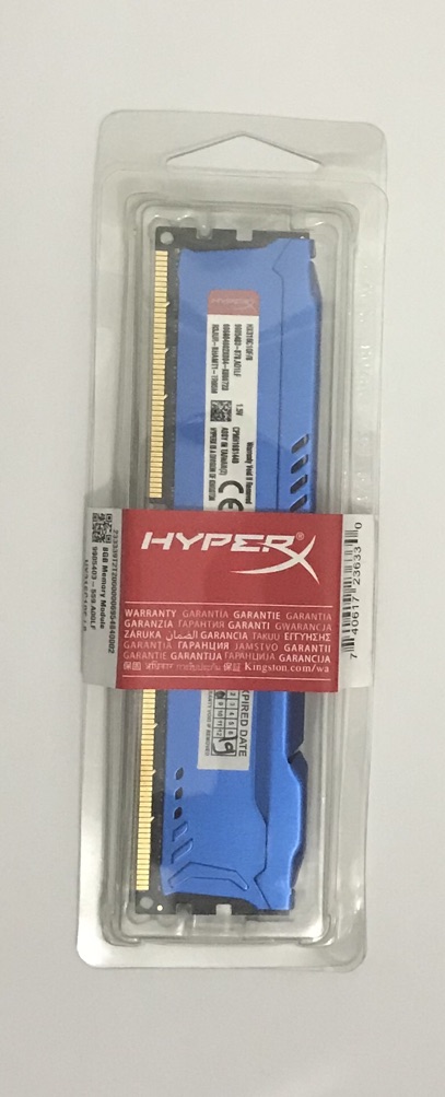 RAM DDR3 8GB PC12800 KINGSTON HYPER X HEATSINK GARANSI LIFETIME