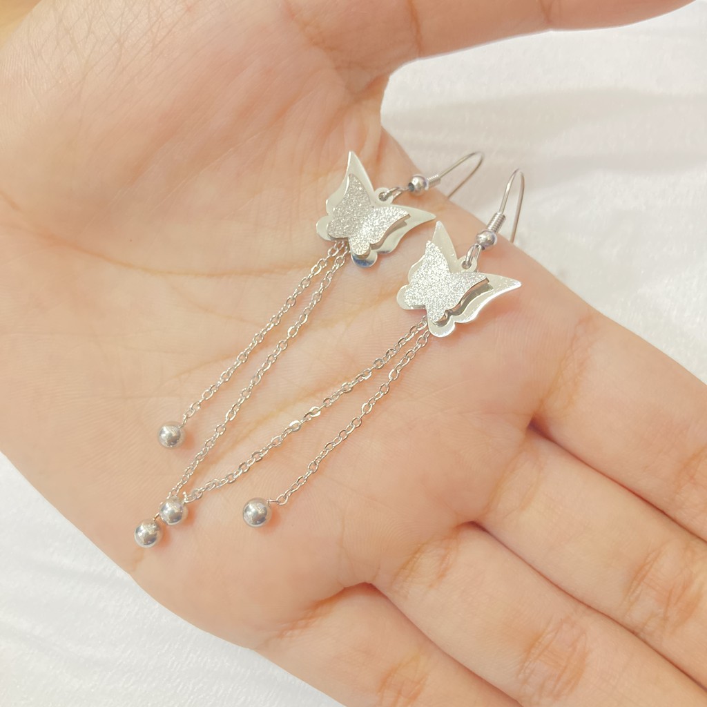 Anting Jurai Titanium Wanita Anti Karat Korean Style Perhiasan Fashion