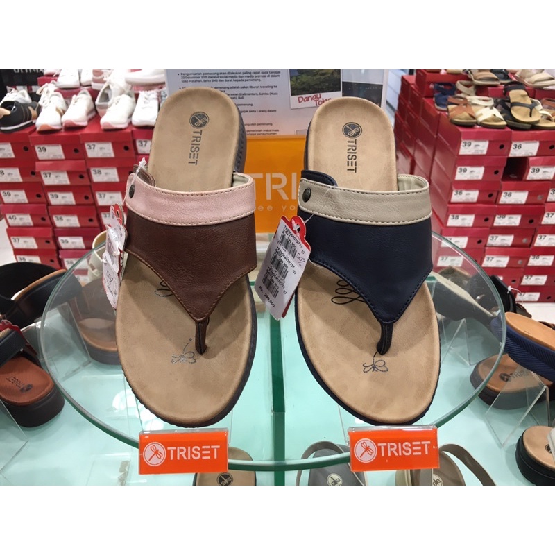 sandal jepit triset original murah