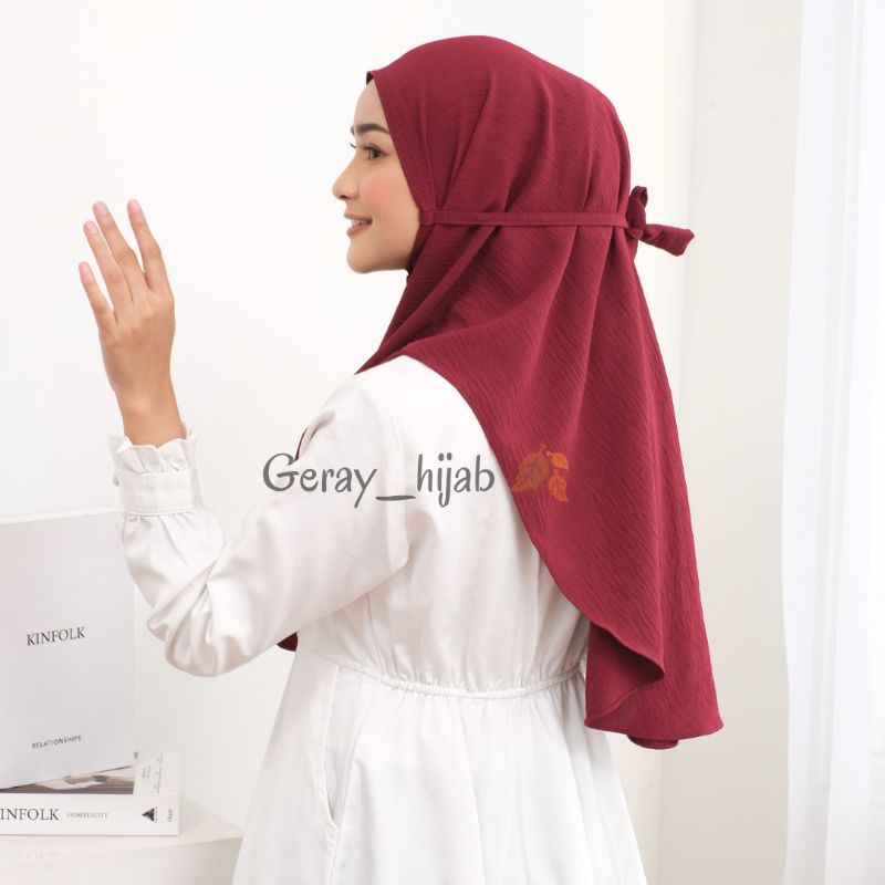 BERGO CRINCLE AIRFLOW STANDART / JILBAB BERGO TALI / BERGO CRINCLE / BERGO TALI MARYAM / BERGO CRINCLE AIRFLOW