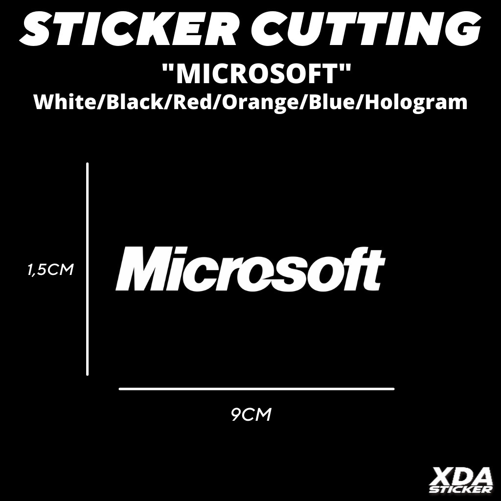 

STIKER/STICKER CUTTING MICROSOFT