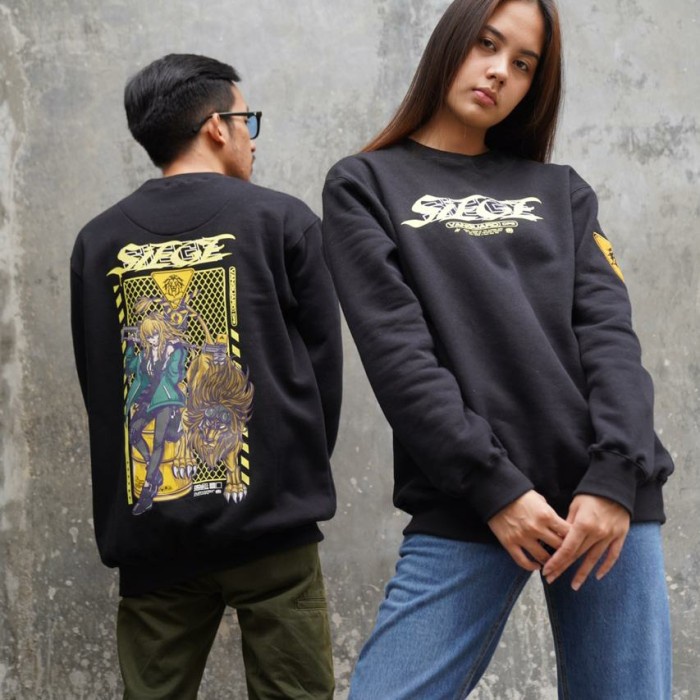 Pria-Sweater- Faith Industries Crewneck "Siege" - M -Sweater-Pria.