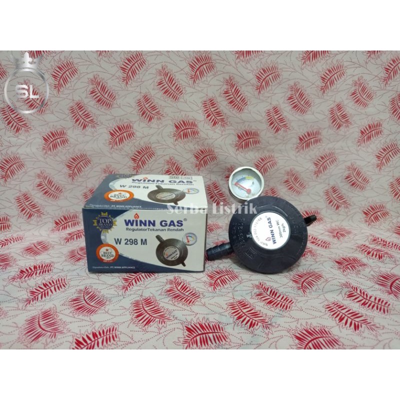 KEPALA REGULATOR + METER WINN GAS - TEKANAN RENDAH W 298 M