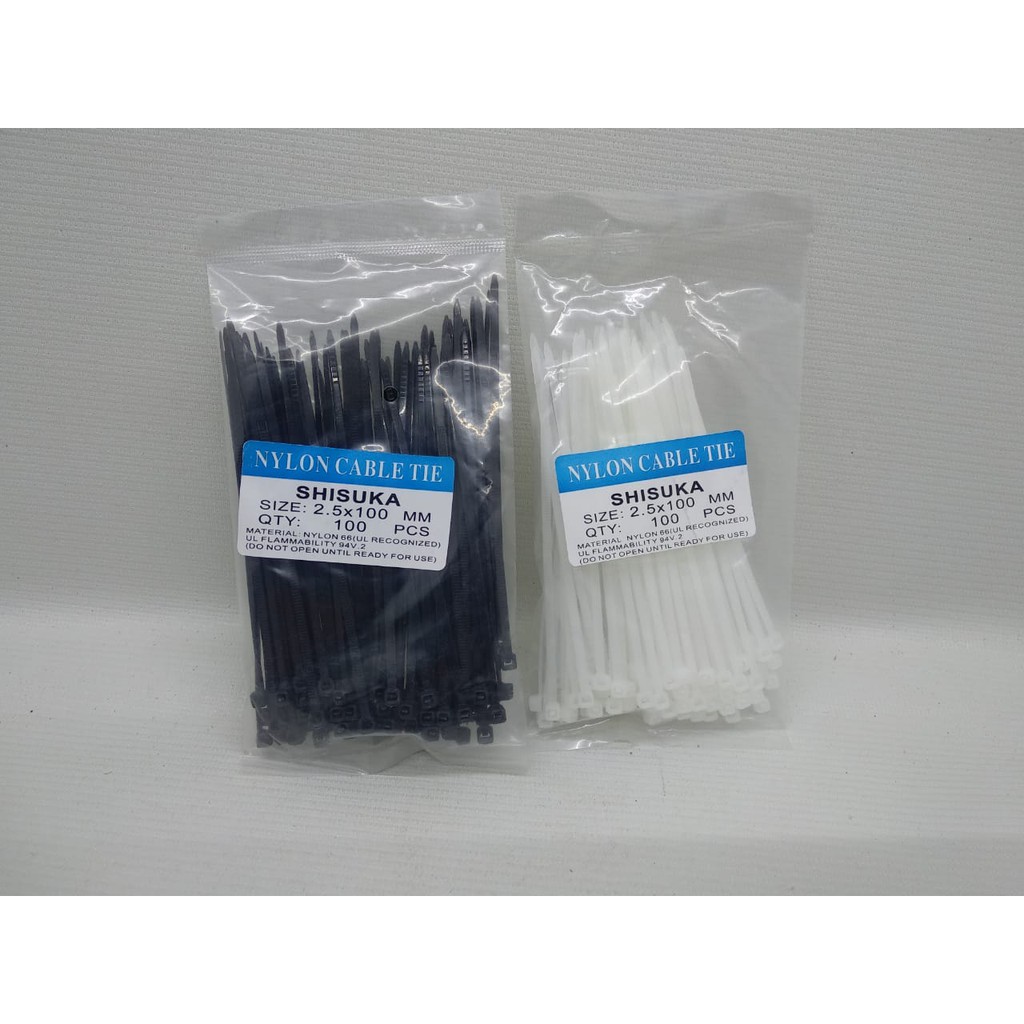 kabel ties / cable tie nylon 2.5 x 100 mm