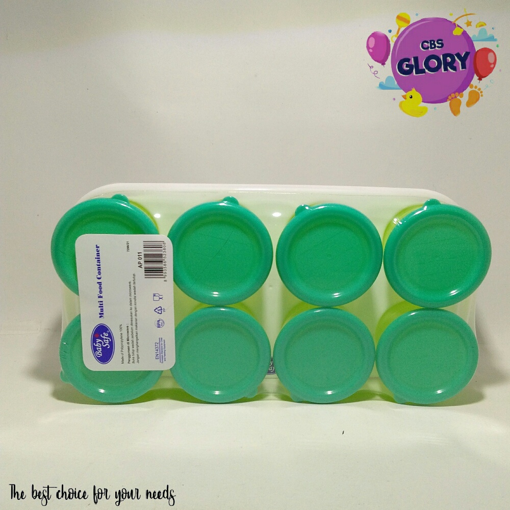 Multi Food Container BabySafe Container Makanan Tempat Penyimpan Makanan Bayi/Wadah Makanan