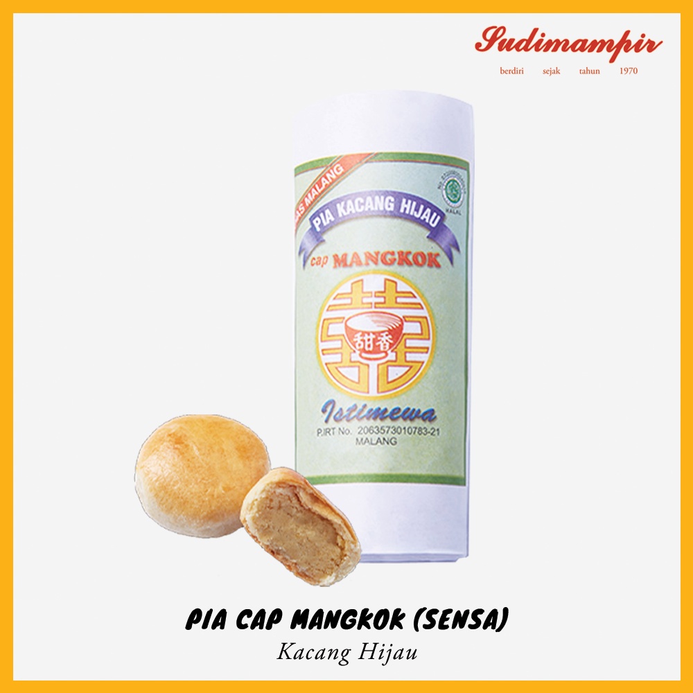 

Kue Pia Cap Mangkok/Sensa (5 biji, 200 gram) - Oleh Oleh / Makanan Ringan Surabaya