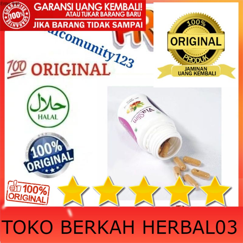 100% ASLI ( Bisa Cod ) ViaSlim Via Slim Asli Obat Pelangsing Penurun Berat Badan Alami/Herbal