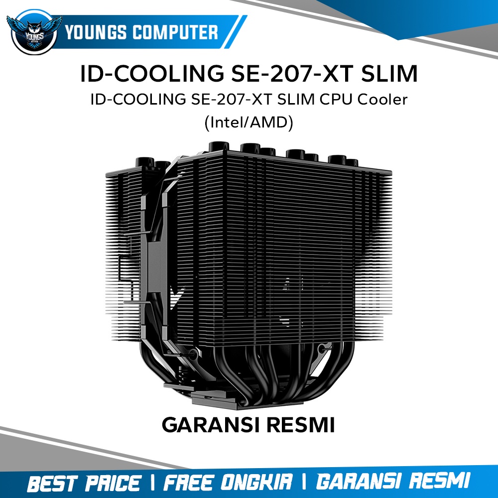 ID-COOLING SE-207-XT SLIM | CPU Cooler Heatsink HSF (Intel/AMD)