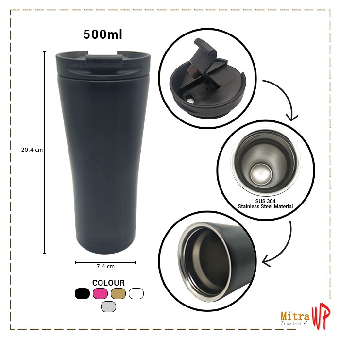 Termos Air Panas Insulation Cup 500Ml - Termos Vacuum Cup B46-2