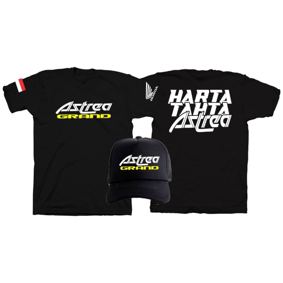 kaos motor honda astrea grand harta tahta gratis topi