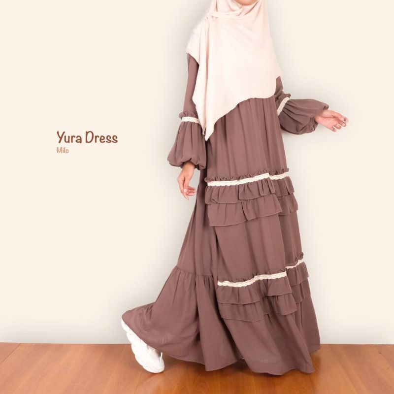 gamis ceruty premium -gamis muslimah -gamis kekinian- gamis syar'i -DRESS CERUTY - GAMIS CERUTY BABY