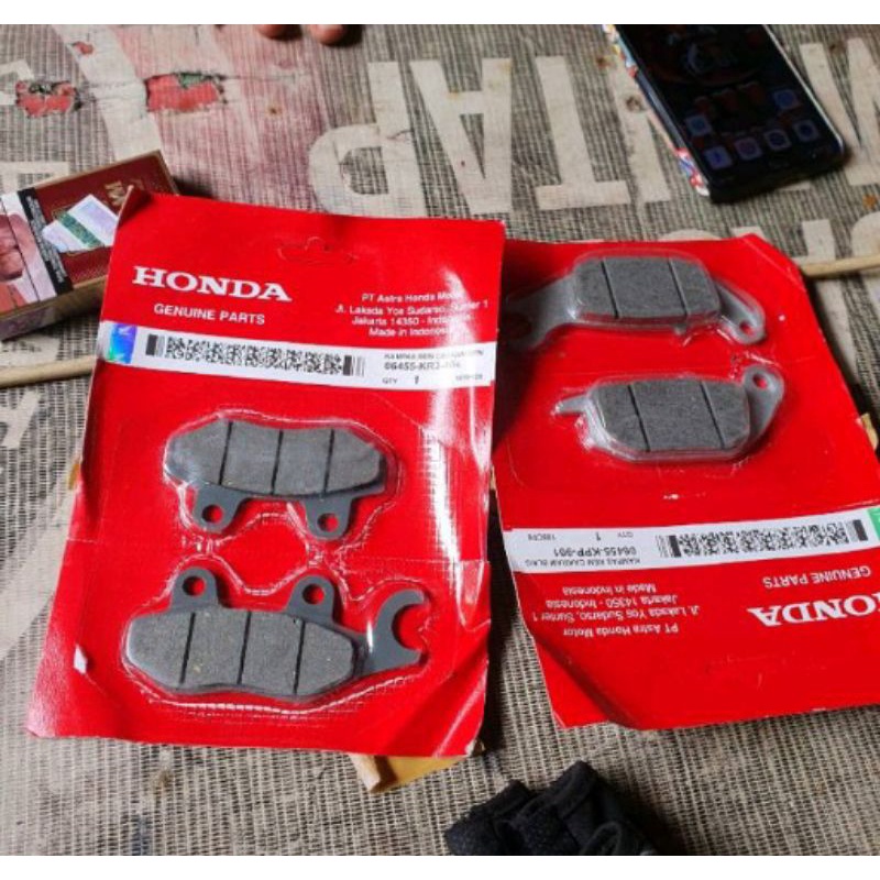 KDM_24 PAKET KAMPAS REM DISPAD DEPAN BELAKANG SUPRA X 125 ( KPP DAN KR3 )