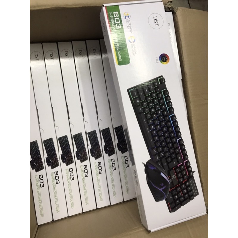 Keyboard Mouse Gaming RGB Baru