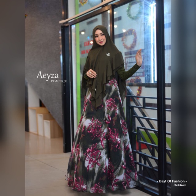 Aeyza series original dress by kasih hijabku