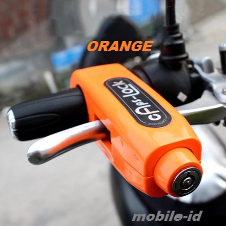 [LAGI PROMO 5.5] GEMBOK MOTOR CAPSLOCK PENGAMAN KUNCI STANG MOTOR ANTI MALING-7