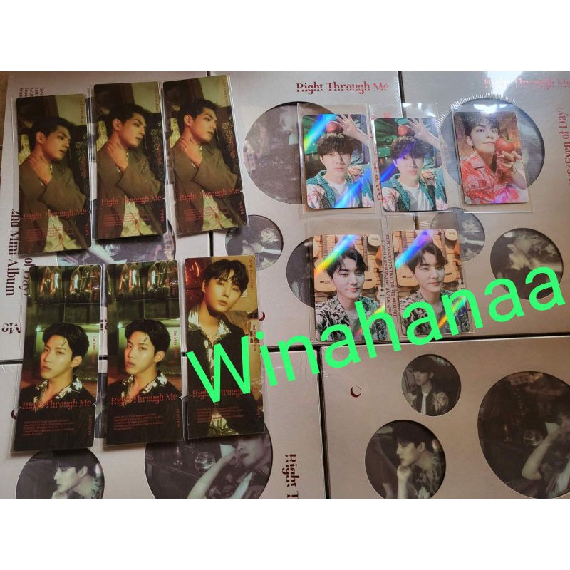 [PROMO] Day6 Even of Day Right Through Me Album Sealed & Sharing || RTM Pc Holo Withdrama Wd Photoca