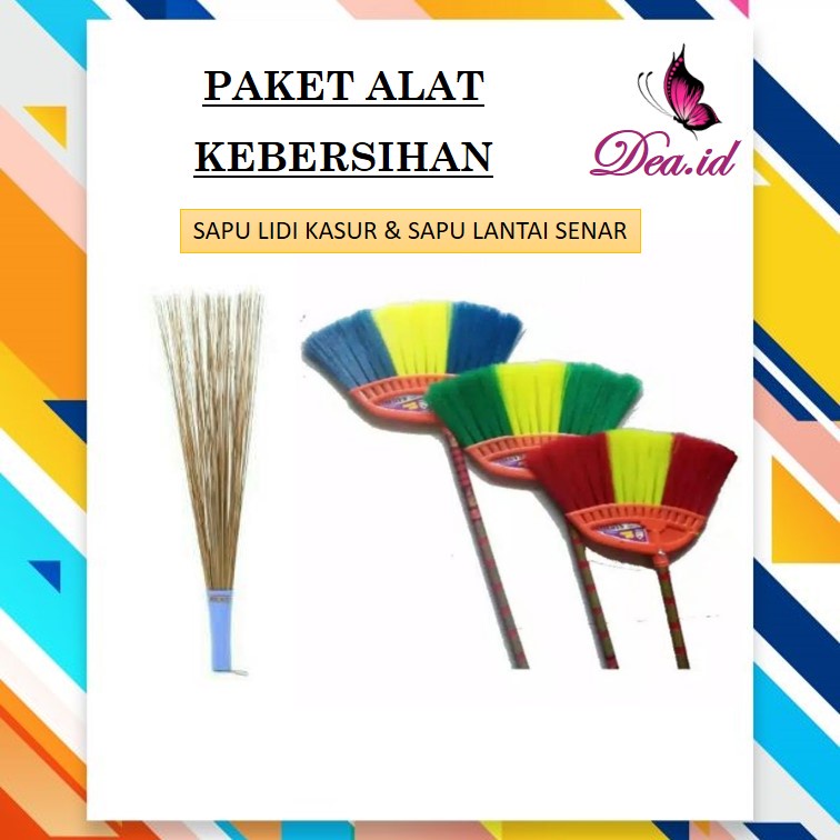 [DEASHOP] PAKET PEL GAGANG - SAPU IJUK - SAPU SENAR - SAPU LIDI KASUR