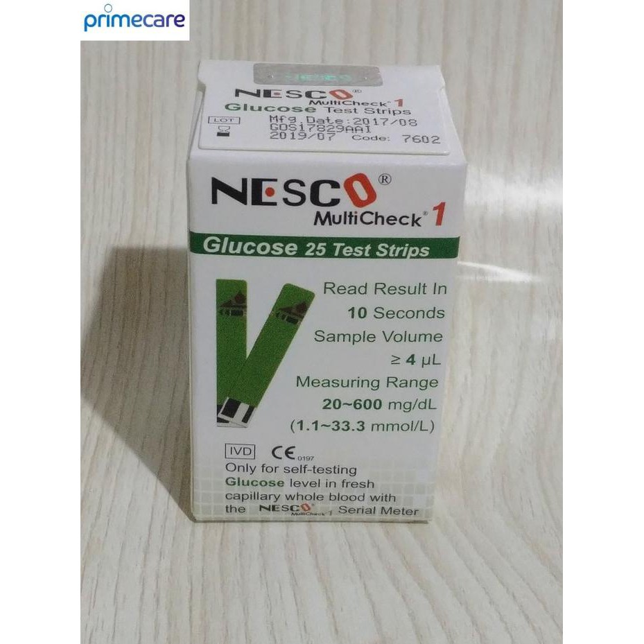 

Strip Nesco Gula Darah / Glucose
