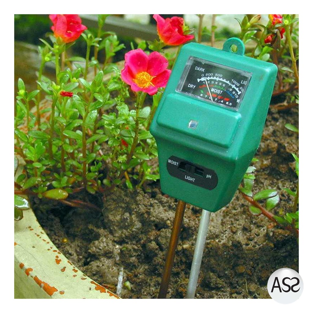 ASS Shop - 3in1 Alat Pengukur Kelembaban Tanah Soil Moist PH Detector Analyzer