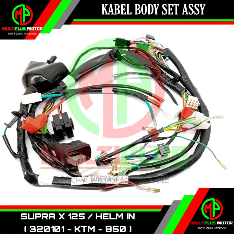 Kabel body Kabel bodi Kabel bodi motor set SUPRA X 125,SUPRA X 125 HELMIN,HELM IN