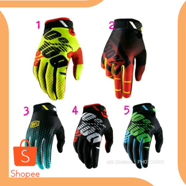 Sarung tangan cross sepeda downhill 100 persen  sarung tangan glove 1