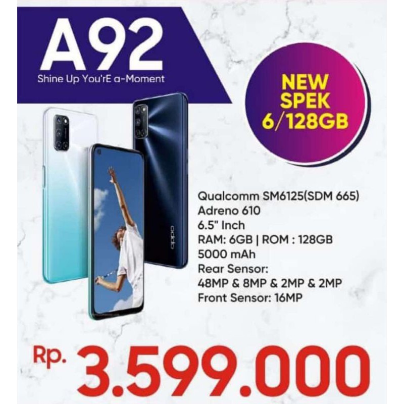 oppo A92 6/128gb