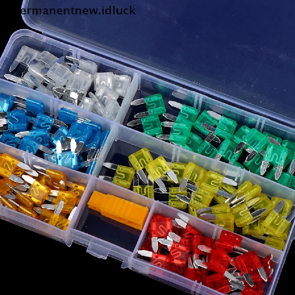 120pcs / Set Sekering Mikro Blade Mini Ukuran Kecil Untuk Aksesoris Mobil Truk