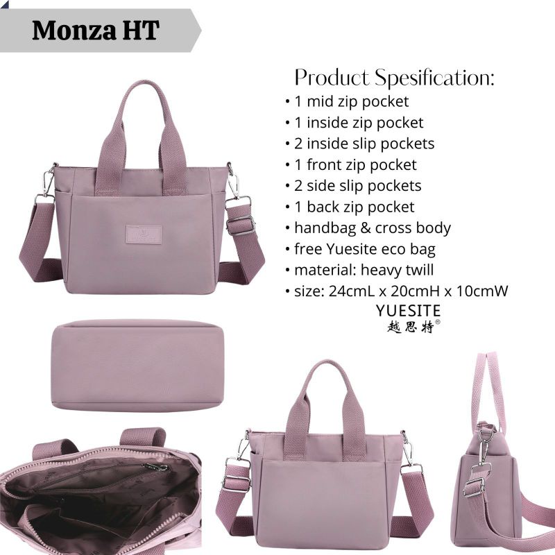 Yuesite - Monza HT 2 in 1 Handbag Crossbody Tas Tangan Selempang
